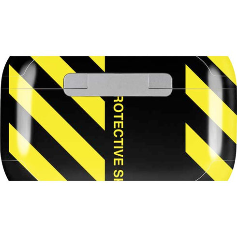 Black and Yellow Stripes AirPods Skins